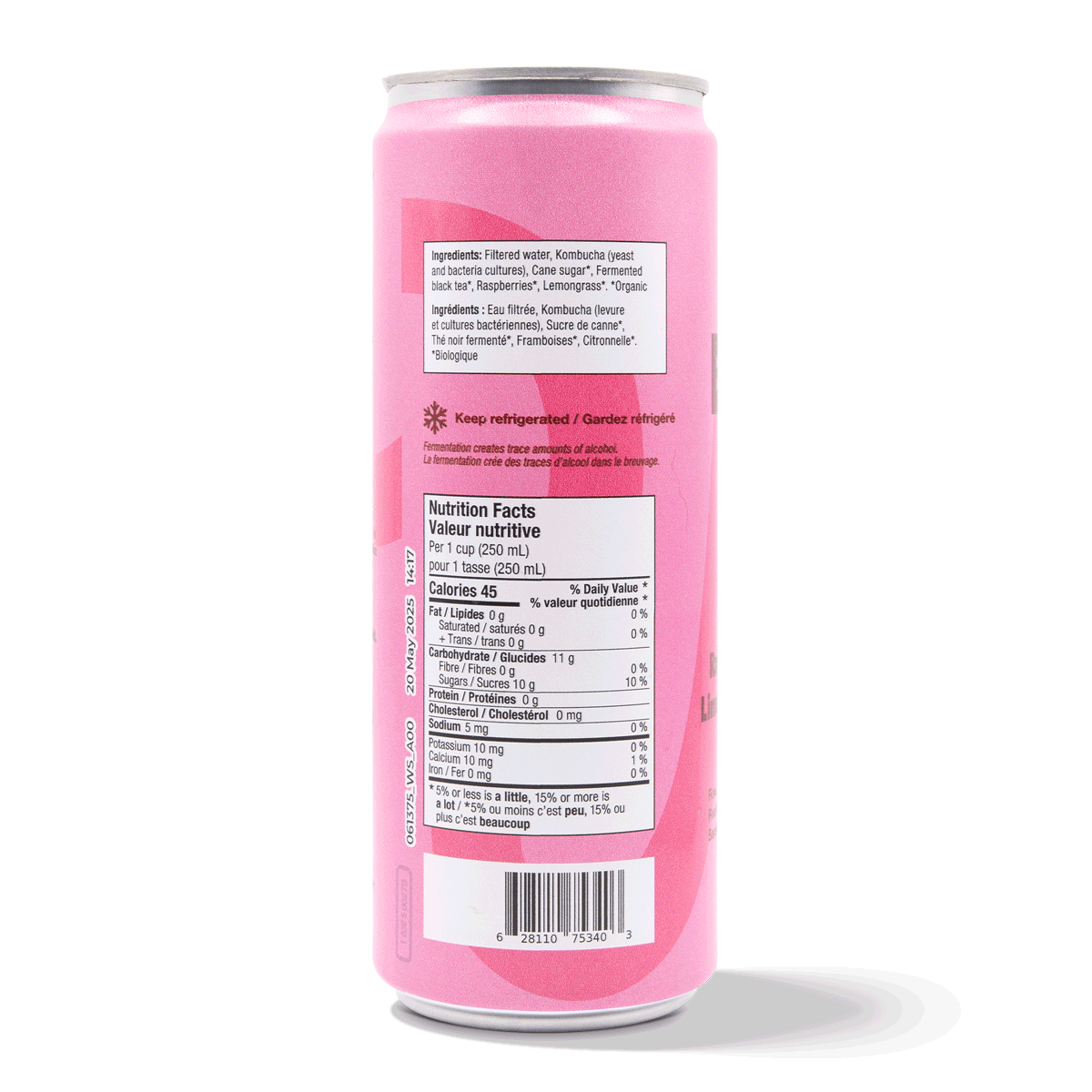 Kombucha - Raspberry Lemonade (6 Cans) – Booch Organic Kombucha