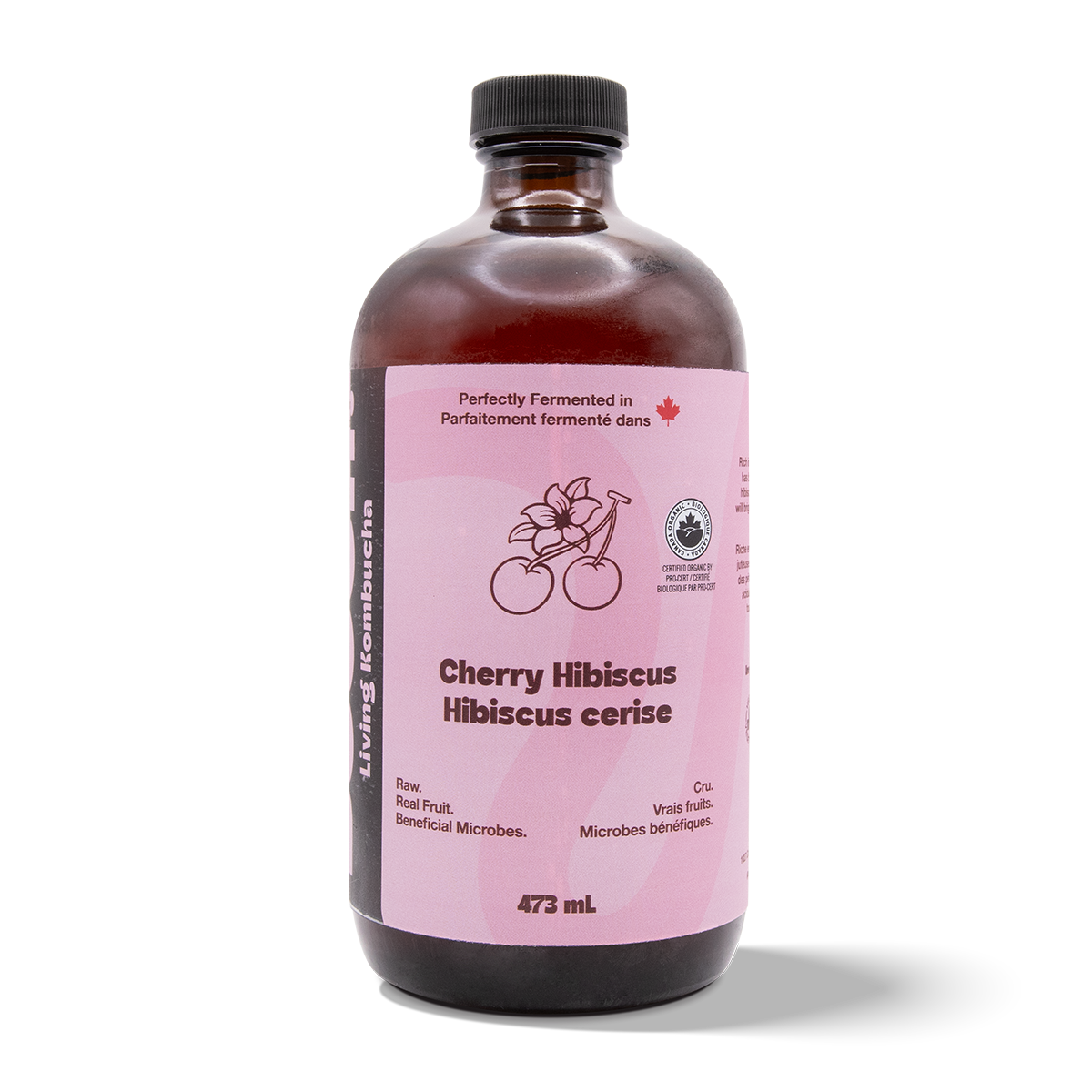 Kombucha - Cherry Hibiscus (6 Bottles)