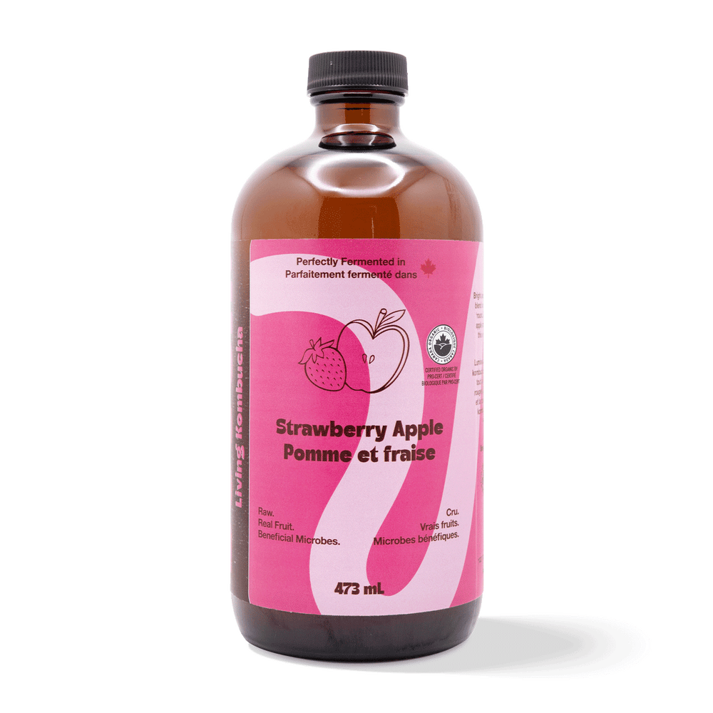 Kombucha - Strawberry Apple (6 Bottles)