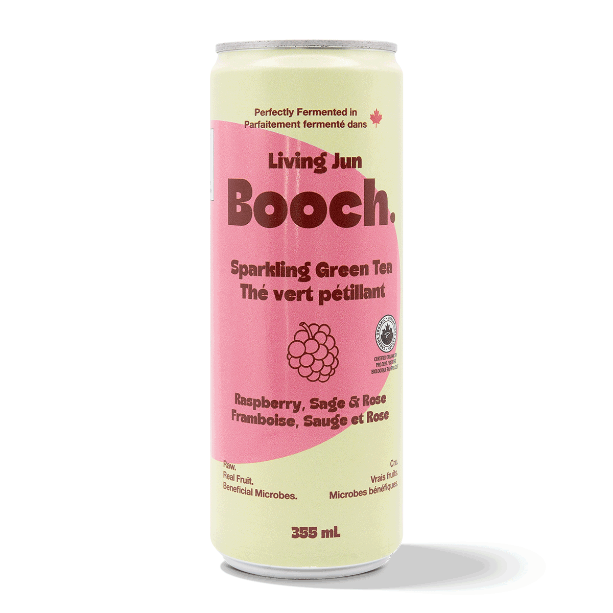 Sparkling Green Tea - Raspberry, Sage & Rose (6 Cans)