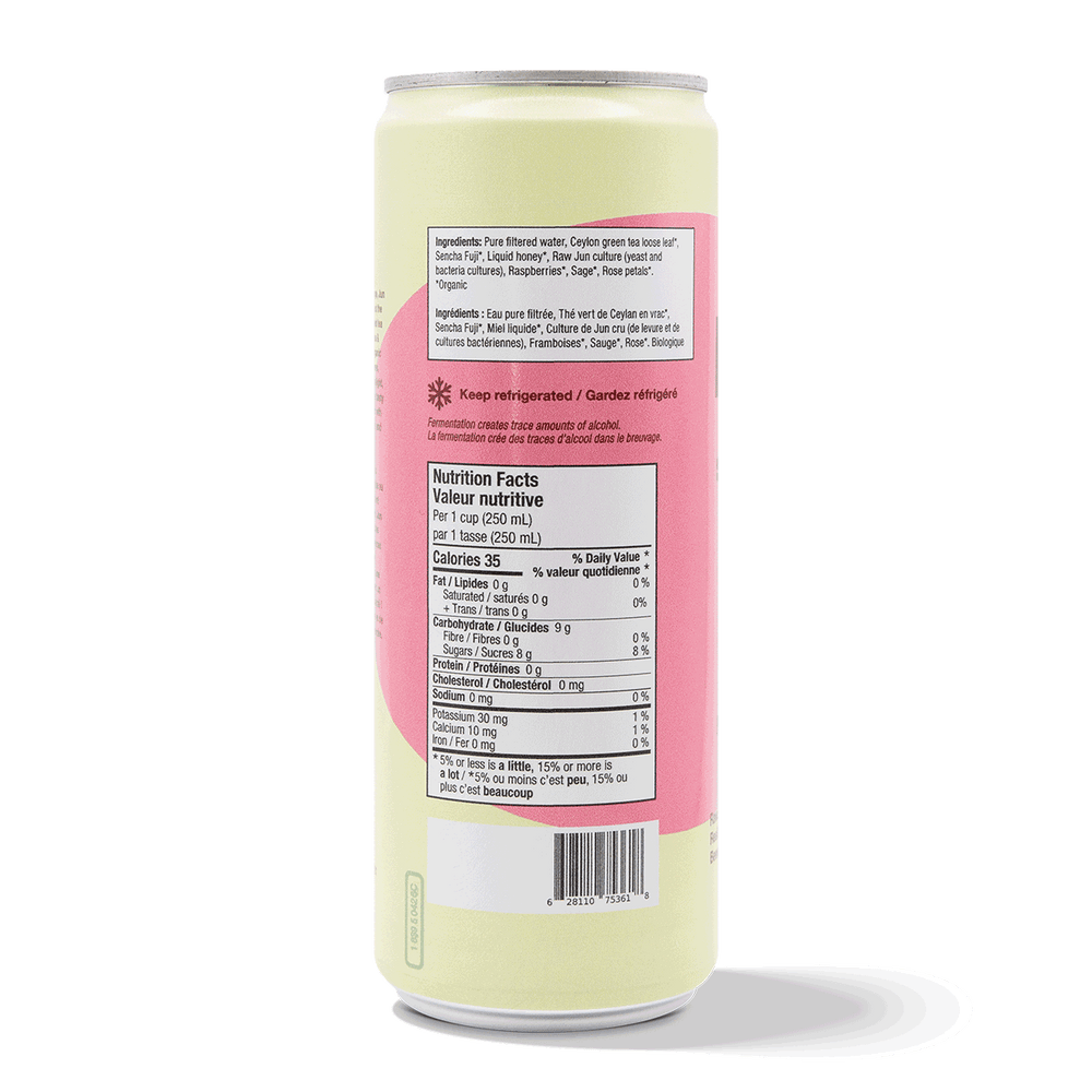 
                                
                                    Load image into Gallery viewer, Sparkling Green Tea - Raspberry, Sage &amp;amp; Rose (6 Cans)
                                
                            